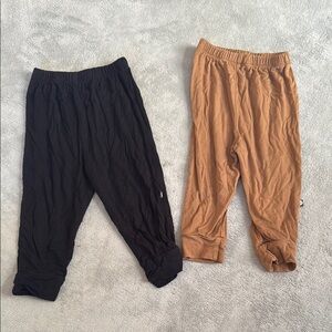 Kyte baby Black and Brown pants 6-12 bundle